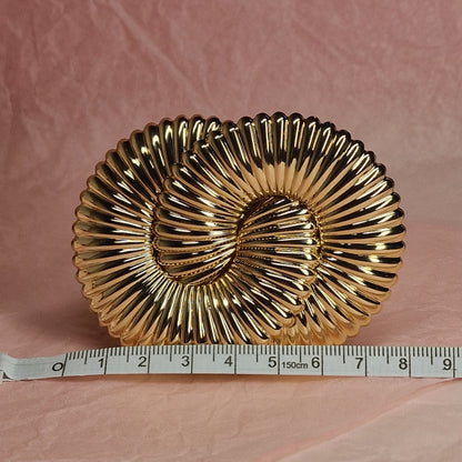 Gold Spiral Statement Cuff Bracelet, Oversized Gold Bracelet, Luxury Sculptural Bangle, Bold Runway Jewelry