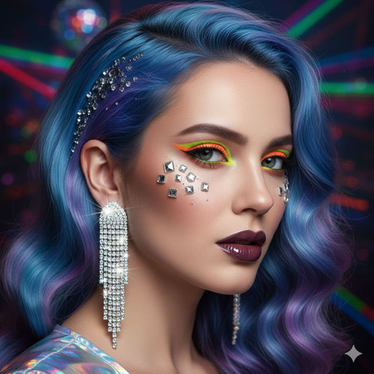 Crystal Fringe Statement Earrings – Long Rhinestone Tassel Drop Earrings Bridal Glam Party Jewelry Gift