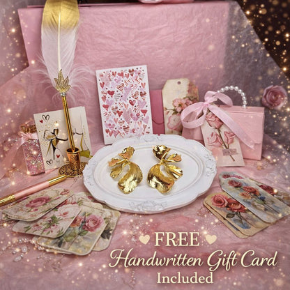 Gold Flower Statement Earrings – Large Botanical Drop Earrings