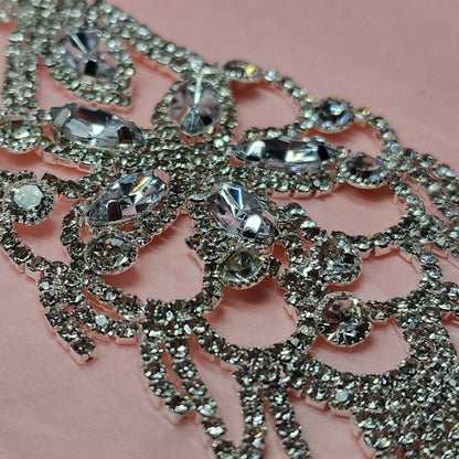 Crystal Chandelier Statement Earrings | Bridal Rhinestone Tassel Earrings