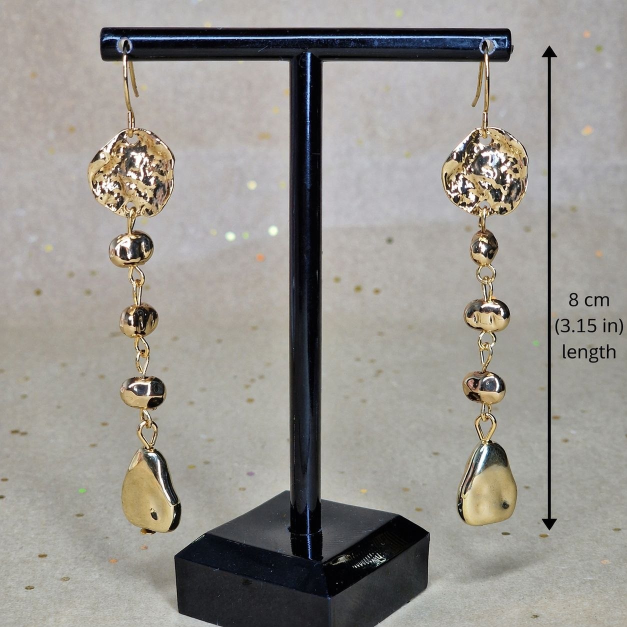 Gold Statement Drop Earrings That Turn Heads