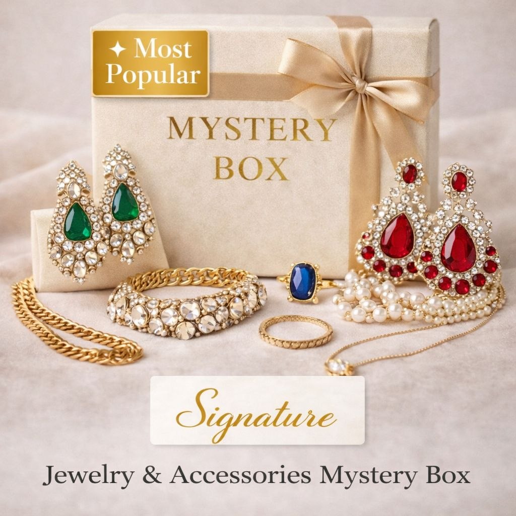 4-Piece Signature Mystery Jewellery Box – Luxury Fashion Set